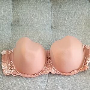 Adore Me Strapless Lace Bra